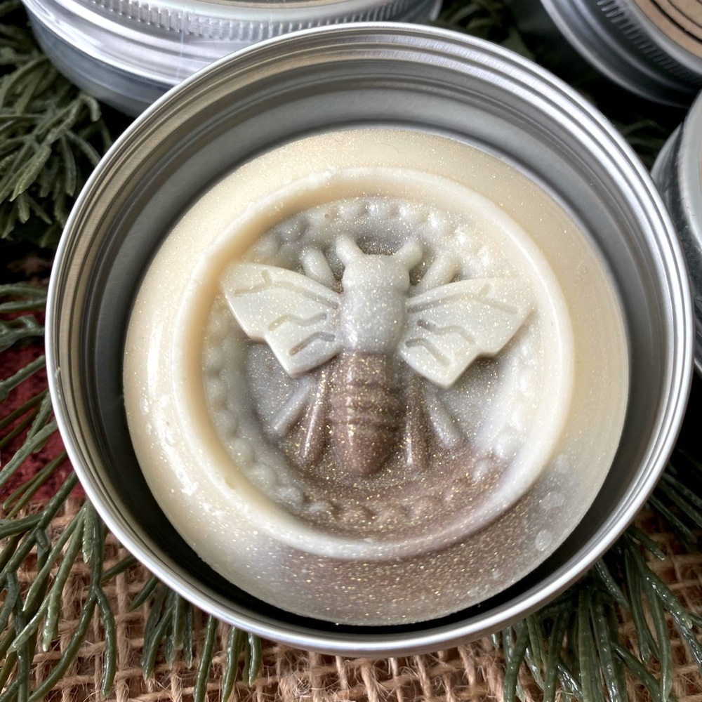✨ NEW! 🐝 The Wandering Bee Solid Lotion Bar - Spiced Coconut Milk 🐝